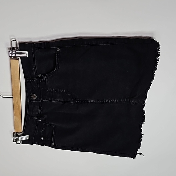 Garage small black jean skirt - Picture 2 of 6